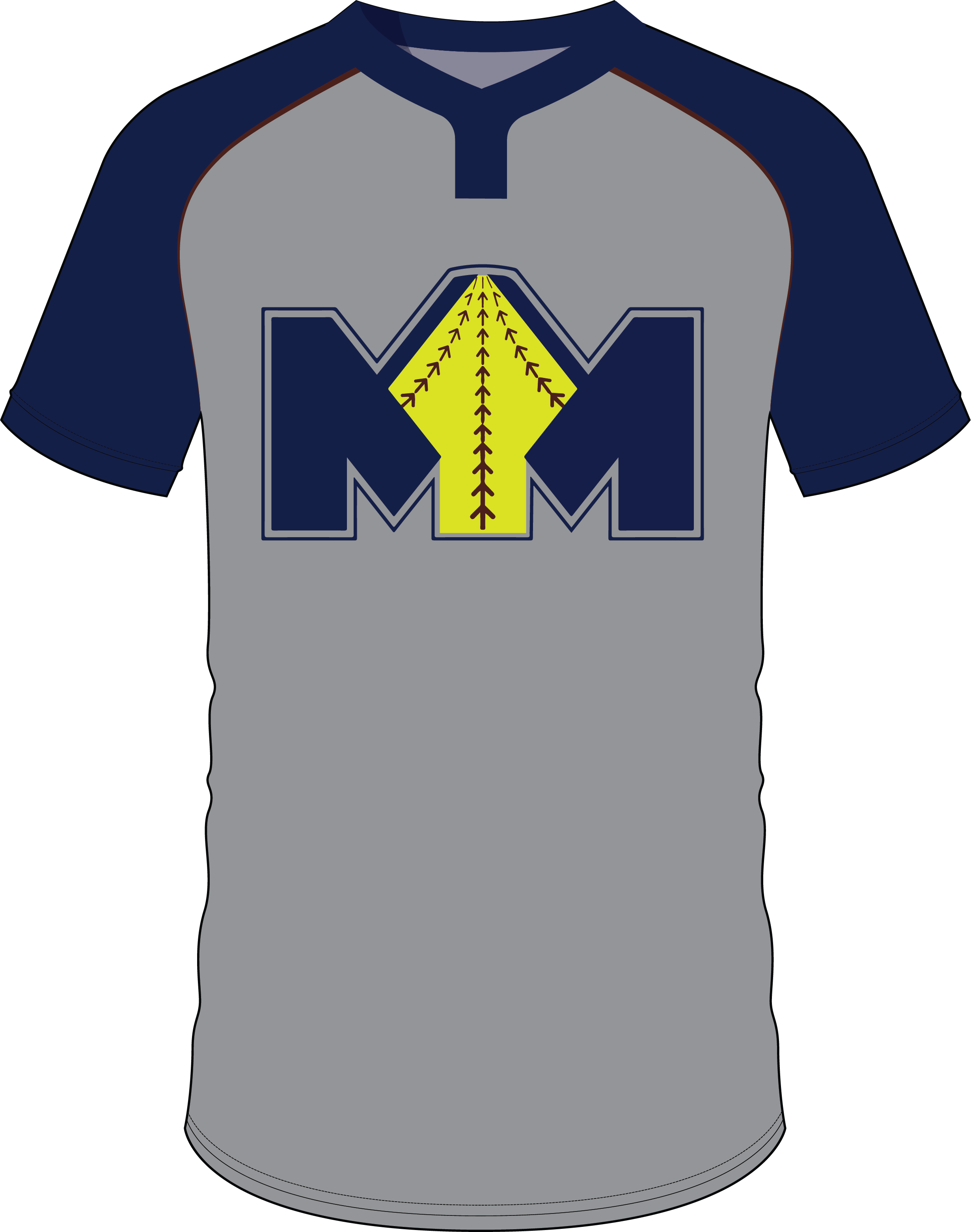 MSSB Main Street Softball Practice Jersey The Corner Press